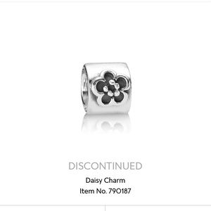 Pandora discontinued daisy charm